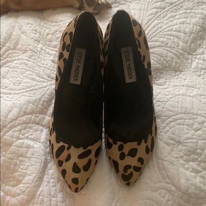 Steve Madden leopard heels